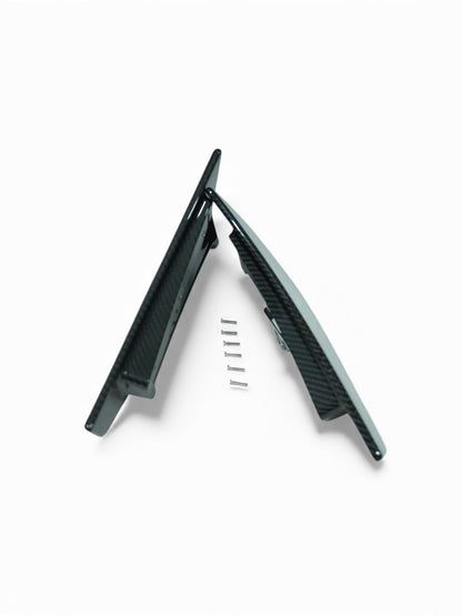 R8 GT Rear Bumper Elements – Audi R8 DRY CARBON Side Aero Fins for Rear Bumper