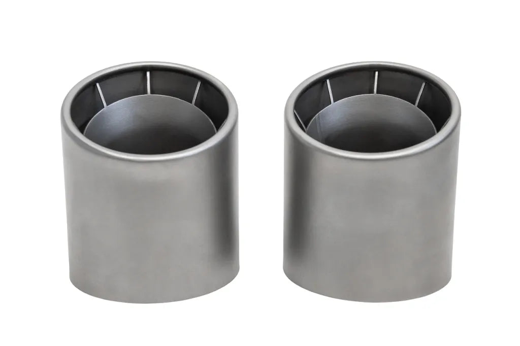 Porsche 718 GT4 RS / Spyder RS Weissach-Style Titanium Bolt-On Exhaust Tips