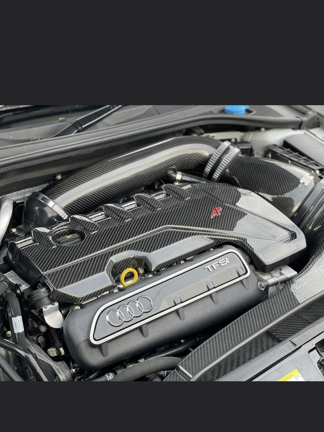 AUDI 2.5L 5 POT Dry Carbon Fiber Engine Cover