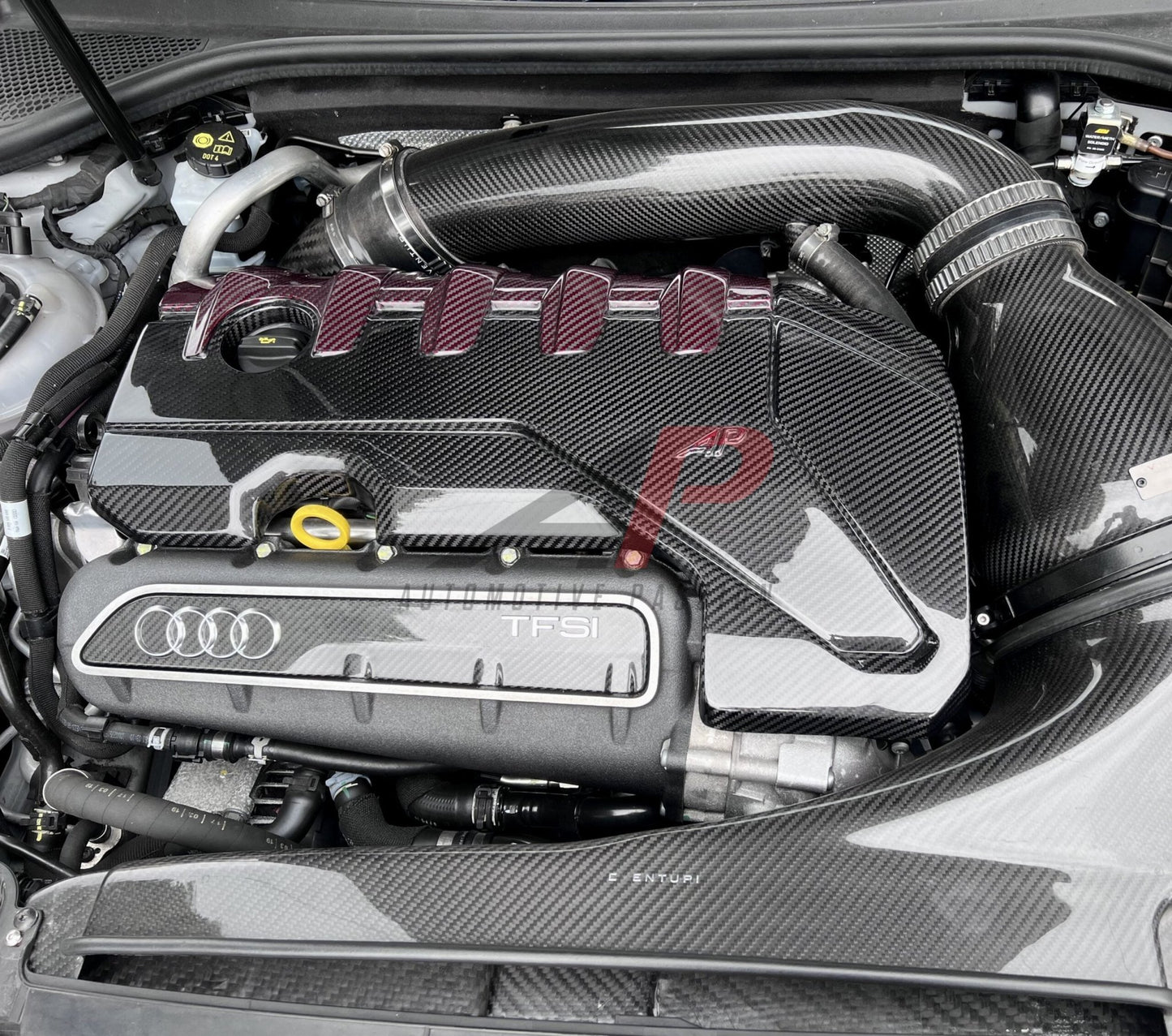 AUDI 2.5L 5 POT Dry Carbon Fiber Engine Cover