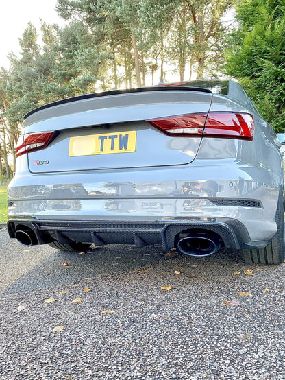 Audi RS3 8V Sedan Carbon Fiber Diffuser