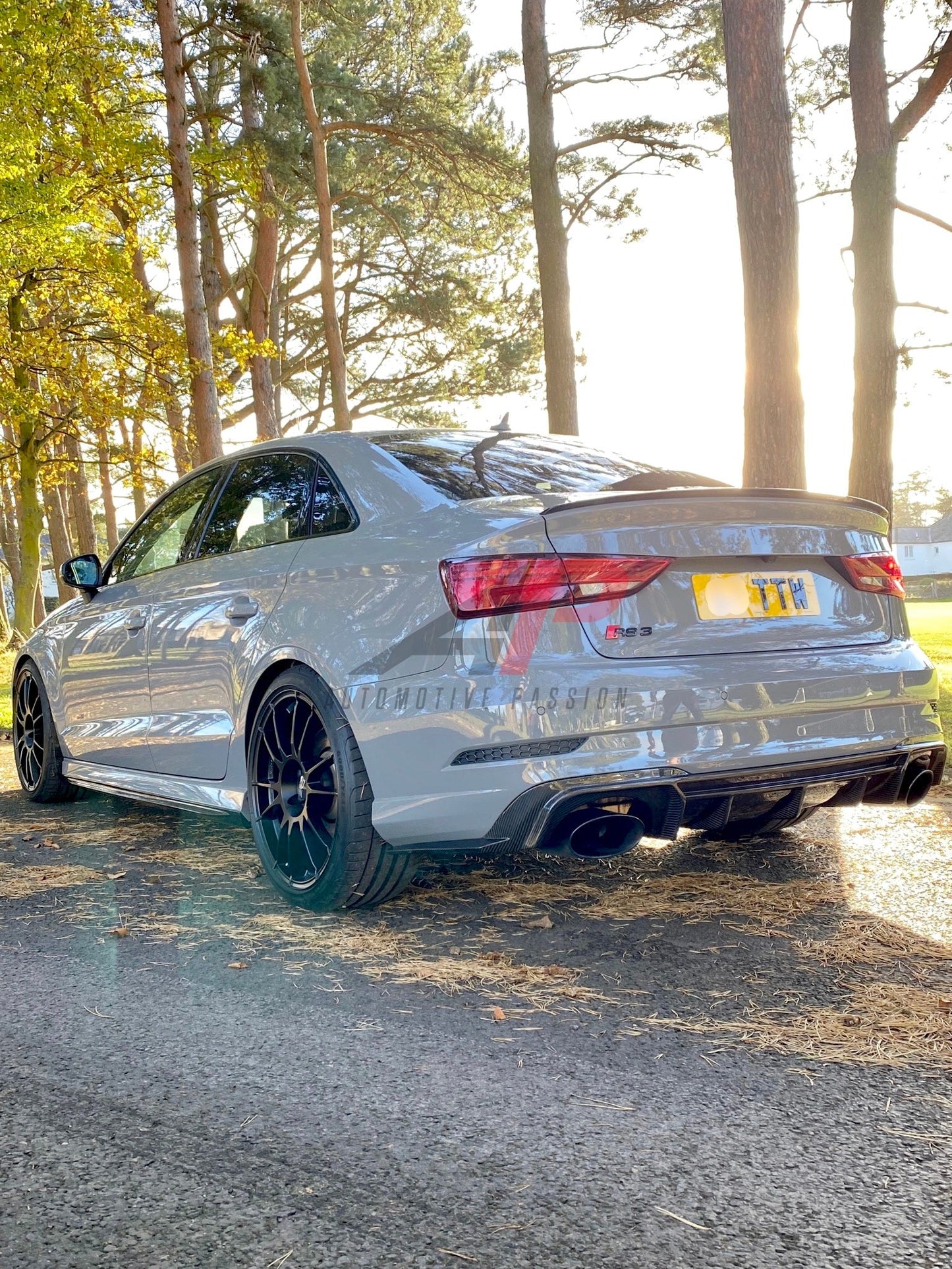 Audi RS3 8V Sedan Carbon Fiber Diffuser