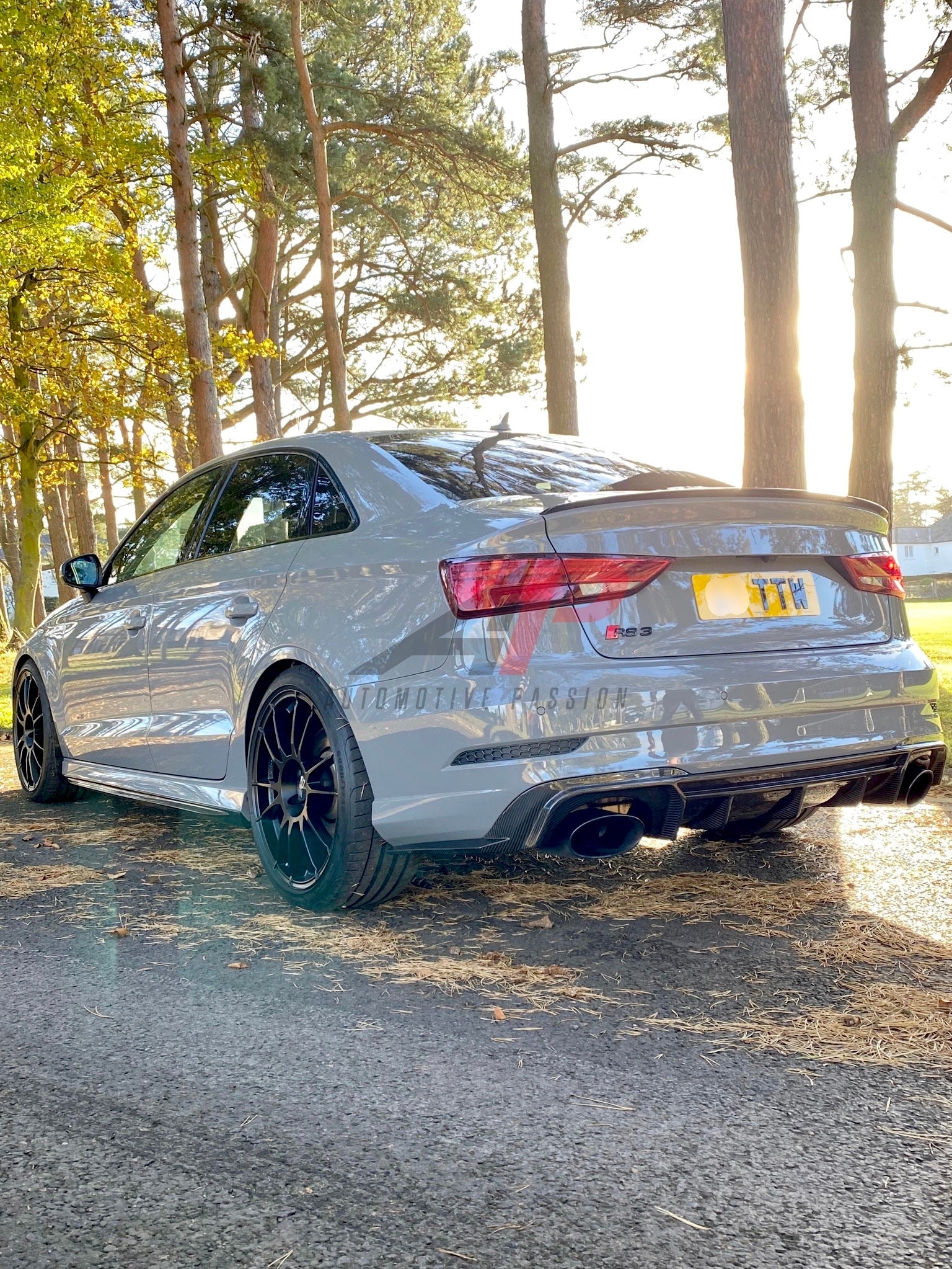 Audi RS3 8V Sedan Carbon Fiber Diffuser