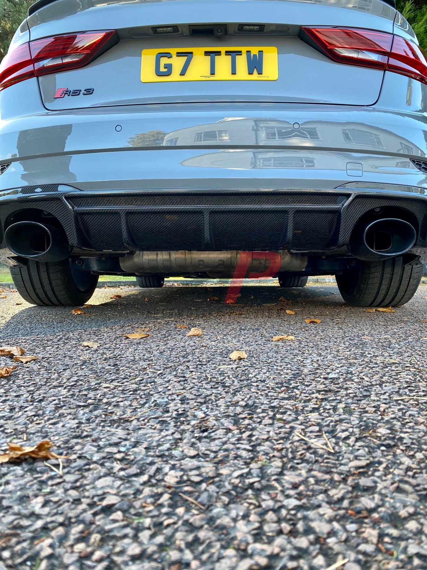 Audi RS3 8V Sedan Carbon Fiber Diffuser