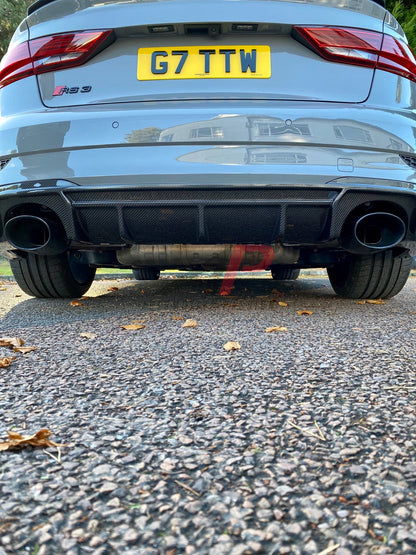 Audi RS3 8V Sedan Carbon Fiber Diffuser