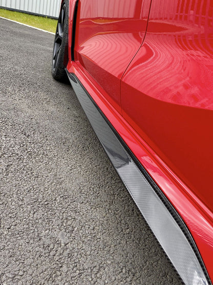 AUDI RS3 8Y CARBON FIBER SIDE SKIRTS