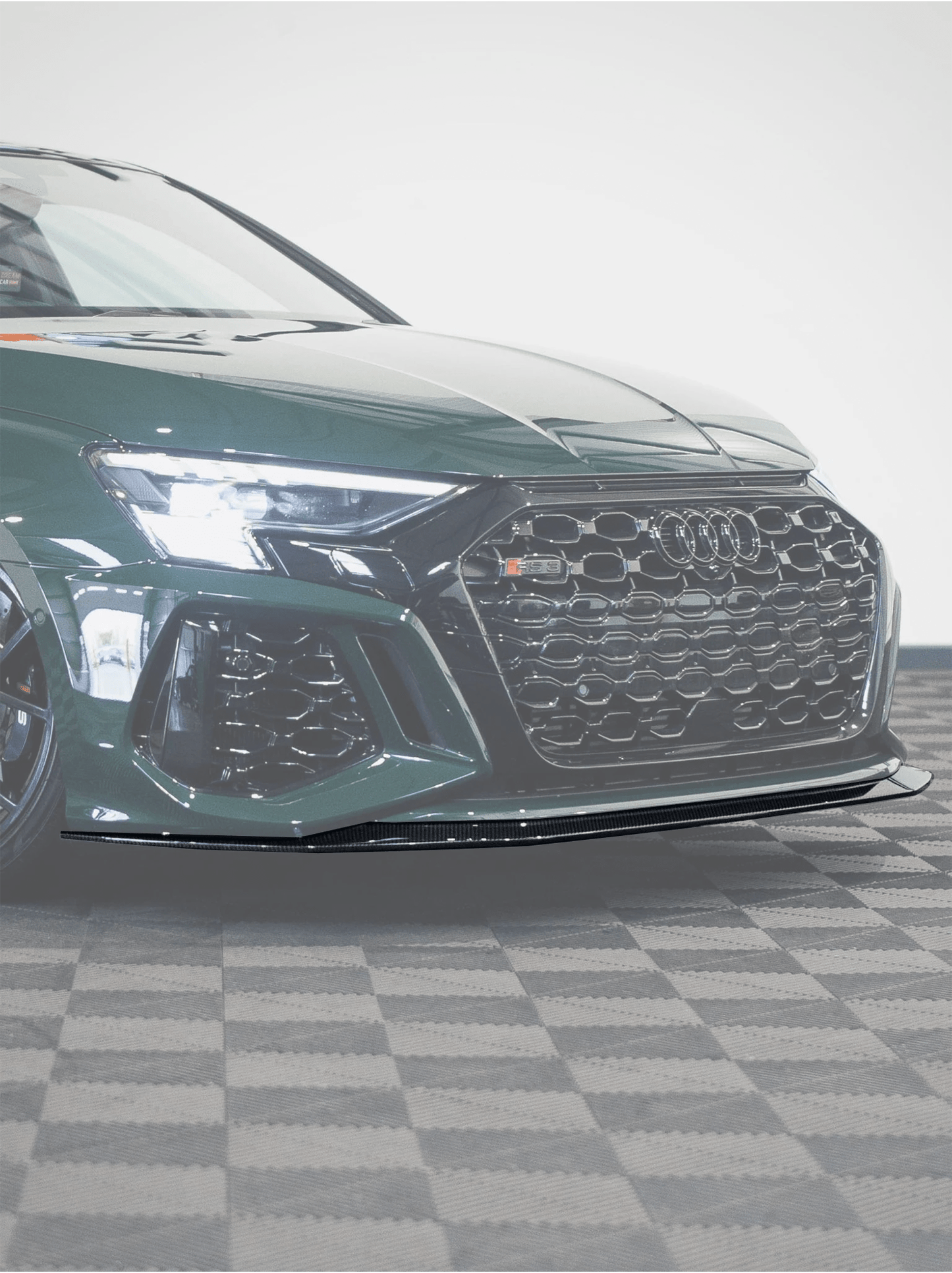 AUDI RS3 8Y GEN 1 DRY CARBON SPLITTER