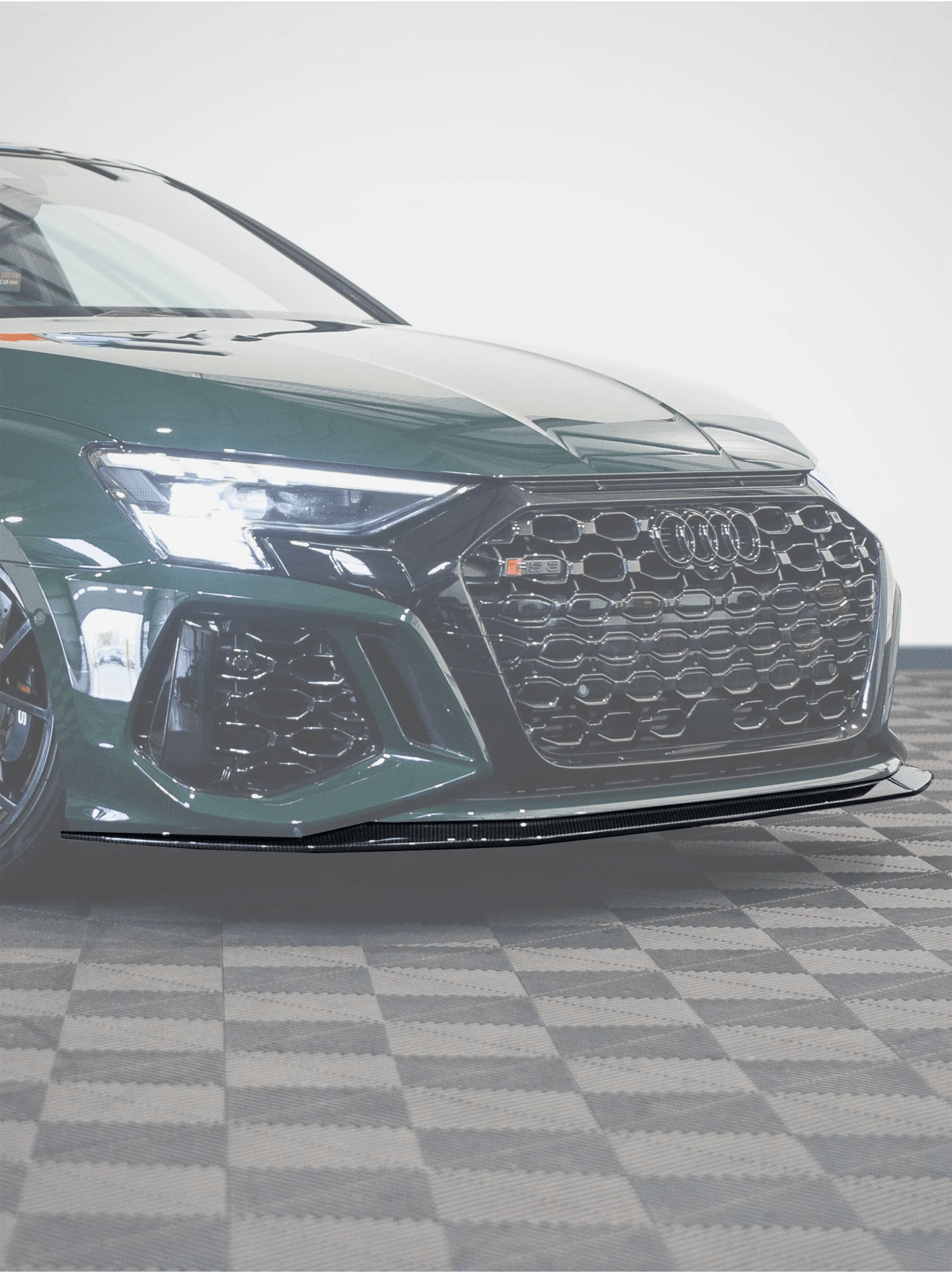 AUDI RS3 8Y GEN 1 DRY CARBON SPLITTER