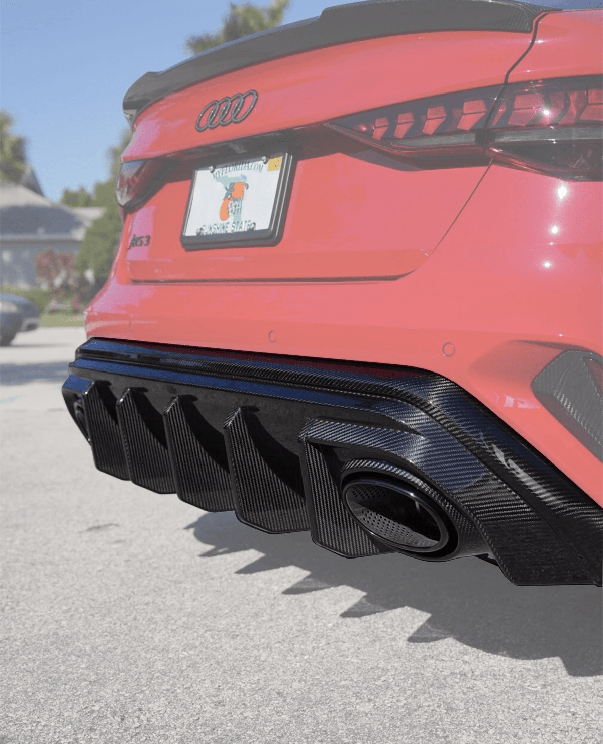 AUDI RS3 8Y GEN 2 - CARBON CENTRE REAR DIFFUSER V1 (FL GEN 2 8.5)