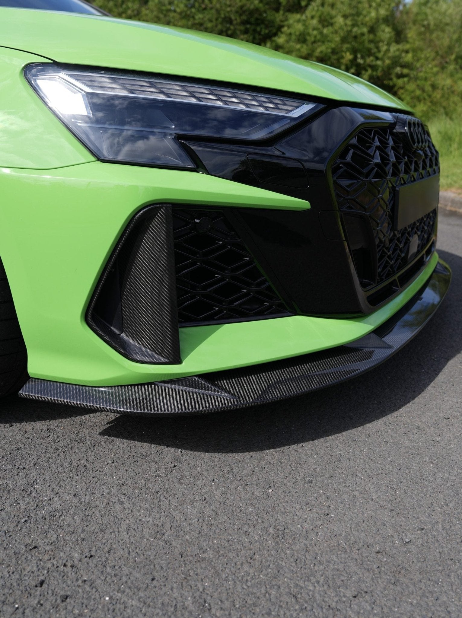 AUDI RS3 8Y GEN 2 - CARBON FRONT SPLITTER (FL GEN 2 8.5)