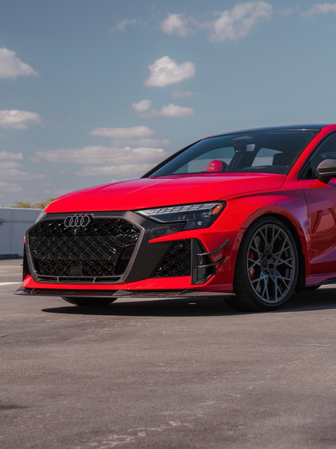 AUDI RS3 8Y GEN 2 – CARBON FULL GRILLE SURROUND REPLACEMENT (GEN 2 FL 8.5)