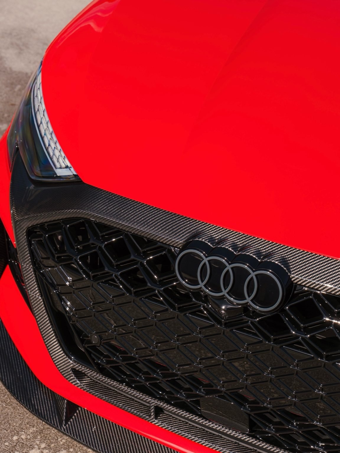 AUDI RS3 8Y GEN 2 – CARBON FULL GRILLE SURROUND REPLACEMENT (GEN 2 FL 8.5)