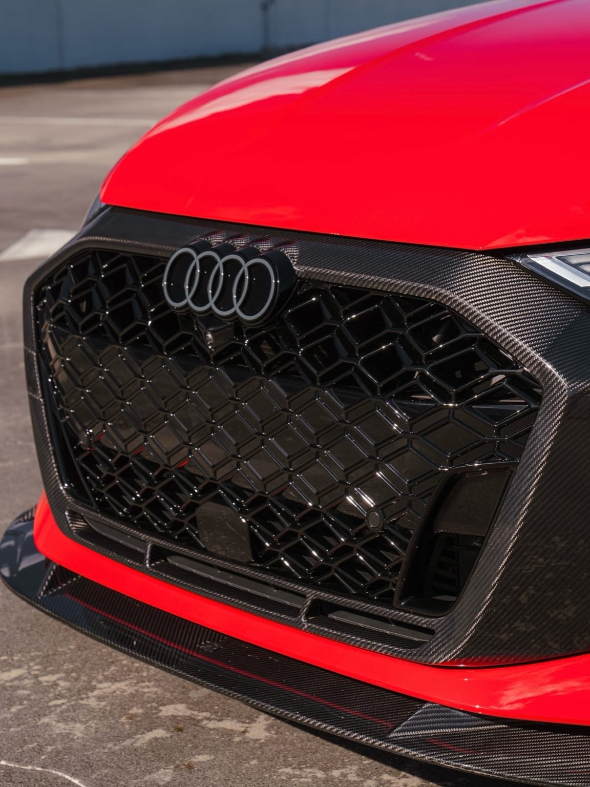 AUDI RS3 8Y GEN 2 – CARBON FULL GRILLE SURROUND REPLACEMENT (GEN 2 FL 8.5)