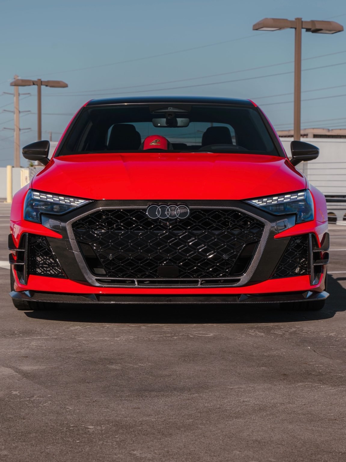 AUDI RS3 8Y GEN 2 – CARBON FULL GRILLE SURROUND REPLACEMENT (GEN 2 FL 8.5)