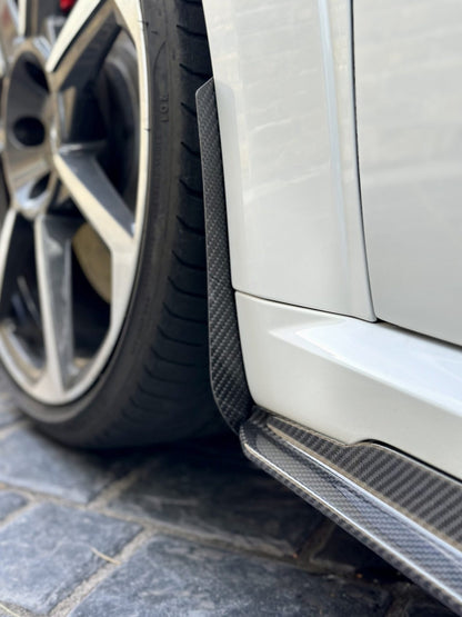 Audi TT MK3 Carbon Fiber Front Arch Guards/Mudflaps
