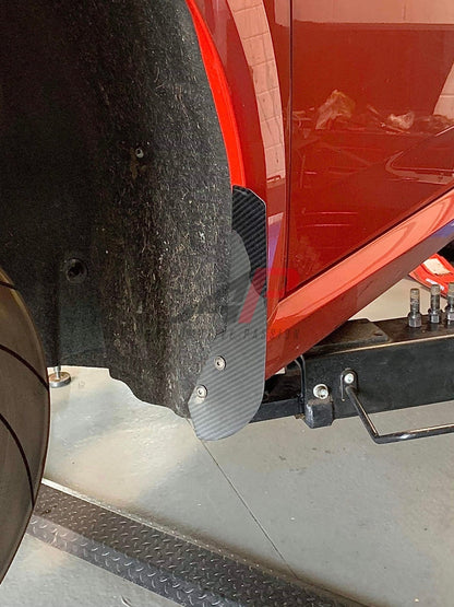 Audi TT MK3 Carbon Fiber Front Arch Guards/Mudflaps