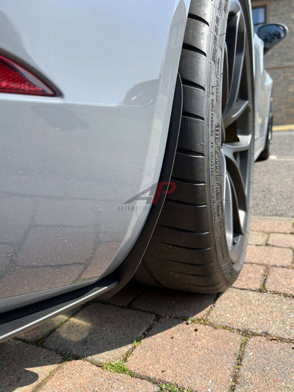 Cayman GT4 Arch Guards – Porsche 981/718 GT4/GTS Mudflaps & Fender Protection Kit