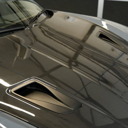GT4 RS STYLE HOOD – PORSCHE 981/718 GT4 DRY CARBON FULL FUNCTIONAL BONNET