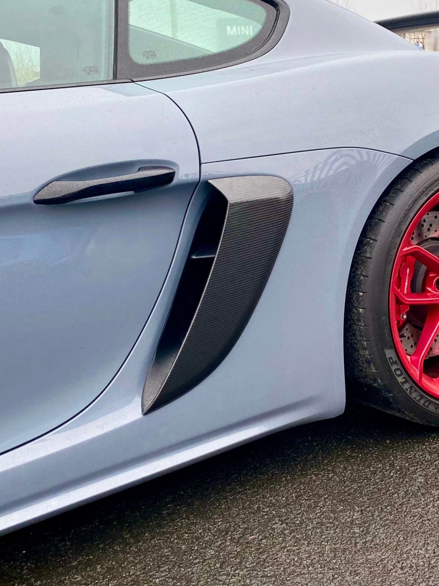 GT4 RS Style Intake Ducts – Porsche Cayman 981/718 Air Scoop Upgrade