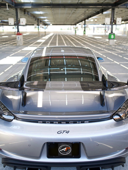 GT4 RS Style Spoiler – Porsche 981/718 Cayman GT4 Carbon Wing Upgrade