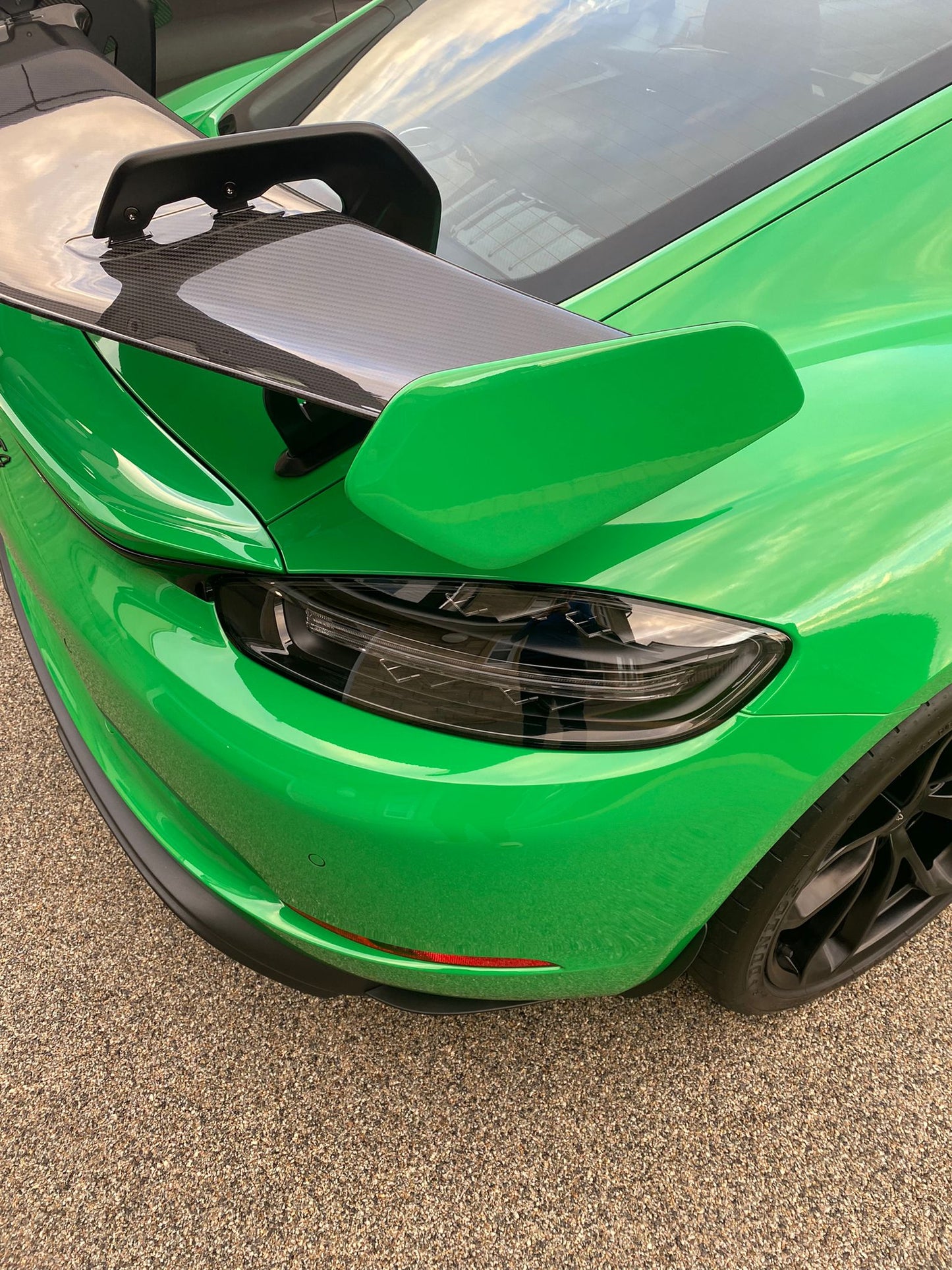 GT4 RS Style Spoiler – Porsche 981/718 Cayman GT4 Carbon Wing Upgrade