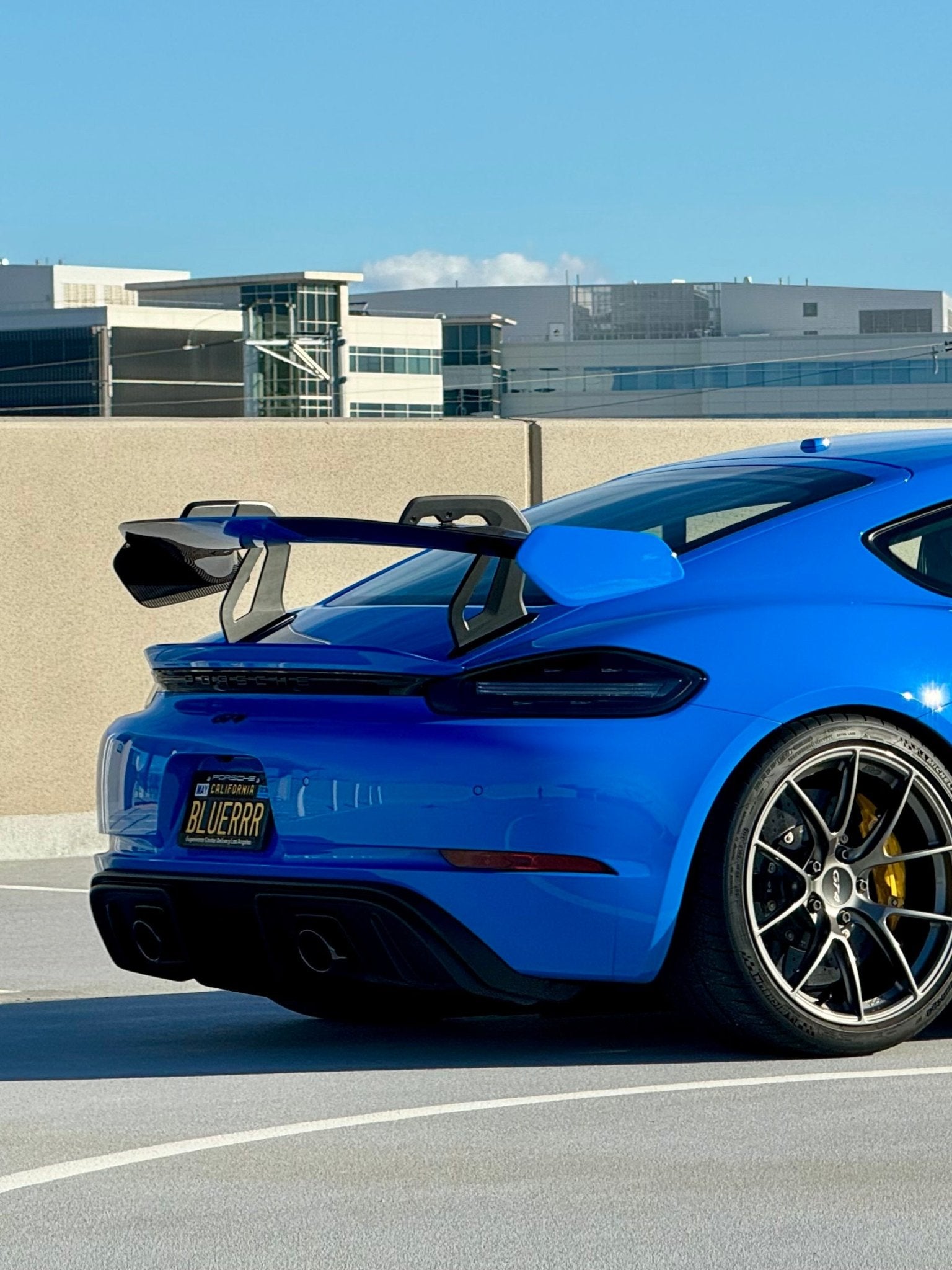 GT4 RS Style Spoiler – Porsche 981/718 Cayman GT4 Carbon Wing Upgrade