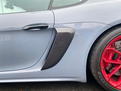 GT4 RS Style Intake Ducts – Porsche Cayman 981/718 Air Scoop Upgrade