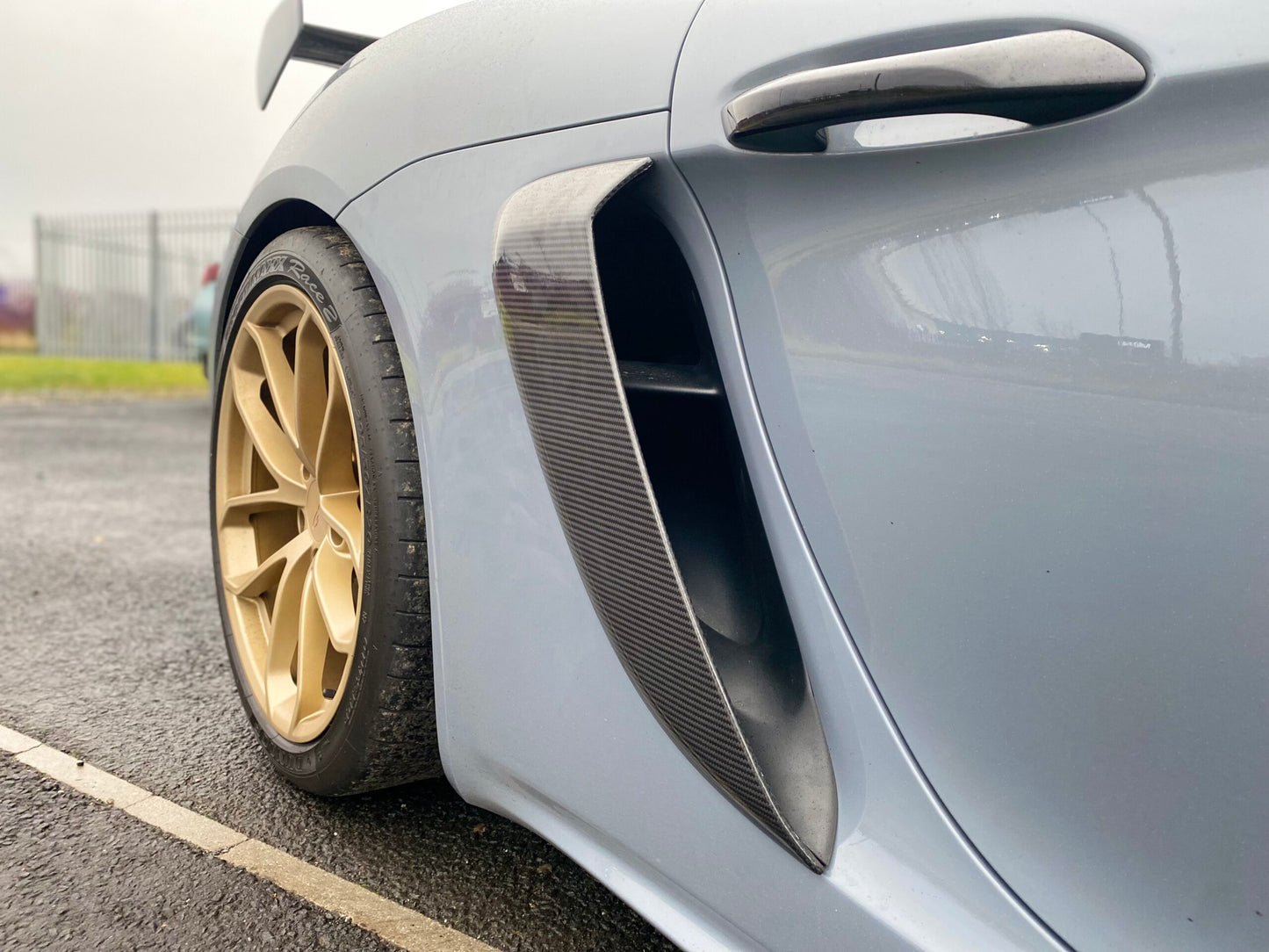 GT4 RS Style Intake Ducts – Porsche Cayman 981/718 Air Scoop Upgrade