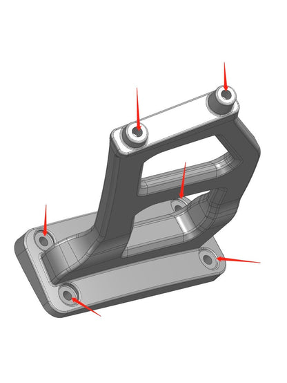 MERCEDES-BENZ AMG GTR PRO WING RISERS
