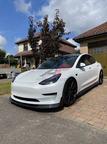 Model 3 Carbon Front Splitter – Dry Carbon Lip for Tesla Aero Upgrade