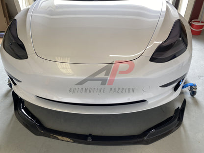 Model 3 Carbon Front Splitter – Dry Carbon Lip for Tesla Aero Upgrade