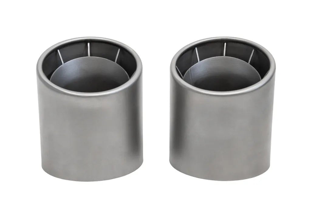 Porsche 718 GT4 RS / Spyder RS Weissach-Style Titanium Bolt-On Exhaust Tips