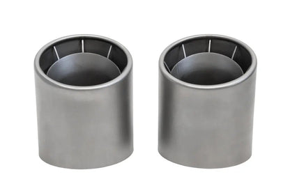 Porsche 718 GT4 RS / Spyder RS Weissach-Style Titanium Bolt-On Exhaust Tips