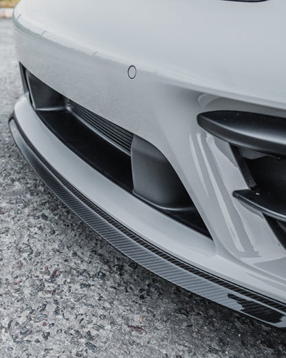 PORSCHE 911 992.1 CARERRA CARBON FIBER FRONT SPLITTER INSERT