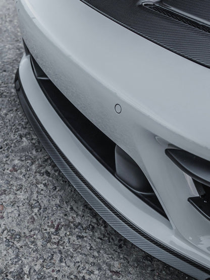 PORSCHE 911 992.1 CARERRA CARBON FIBER FRONT SPLITTER INSERT