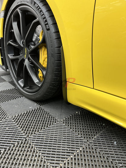 Porsche Front Arch Guards – Mud Flaps for 911, Macan, and Taycan