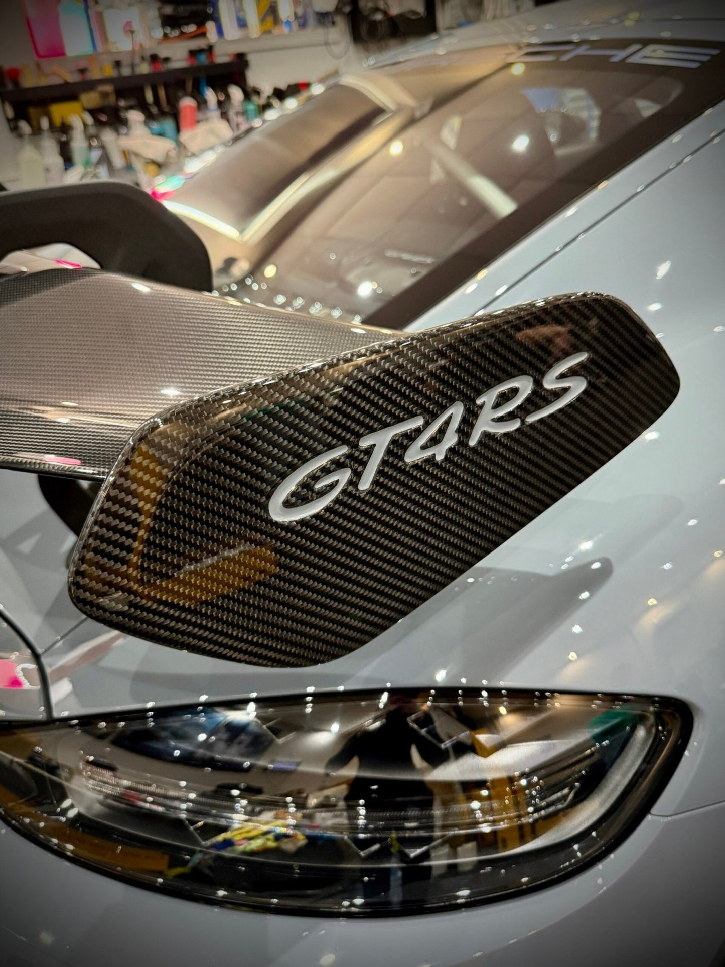 Porsche GT4RS Carbon Fiber Wing End Plates
