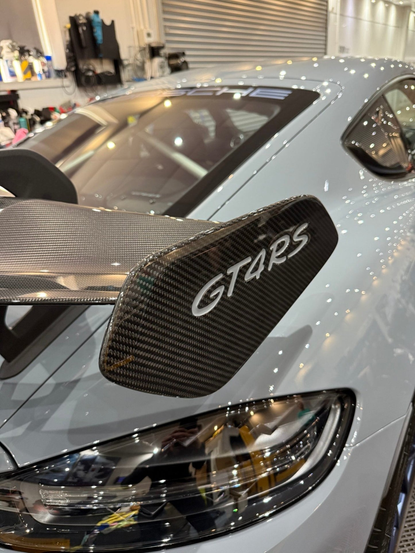 Porsche GT4RS Carbon Fiber Wing End Plates