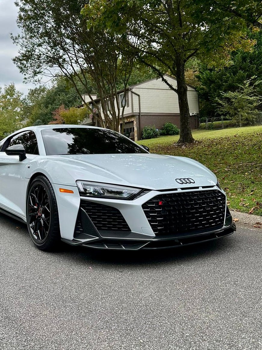 R8 Gen 2 Carbon Front Splitter – Audi R8 FL 2019+ Carbon Fiber Lip Upgrade