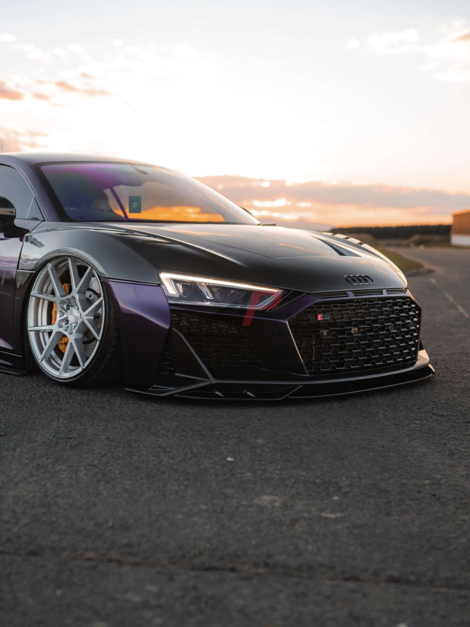 R8 Gen 2 Carbon Front Splitter – Audi R8 FL 2019+ Carbon Fiber Lip Upgrade