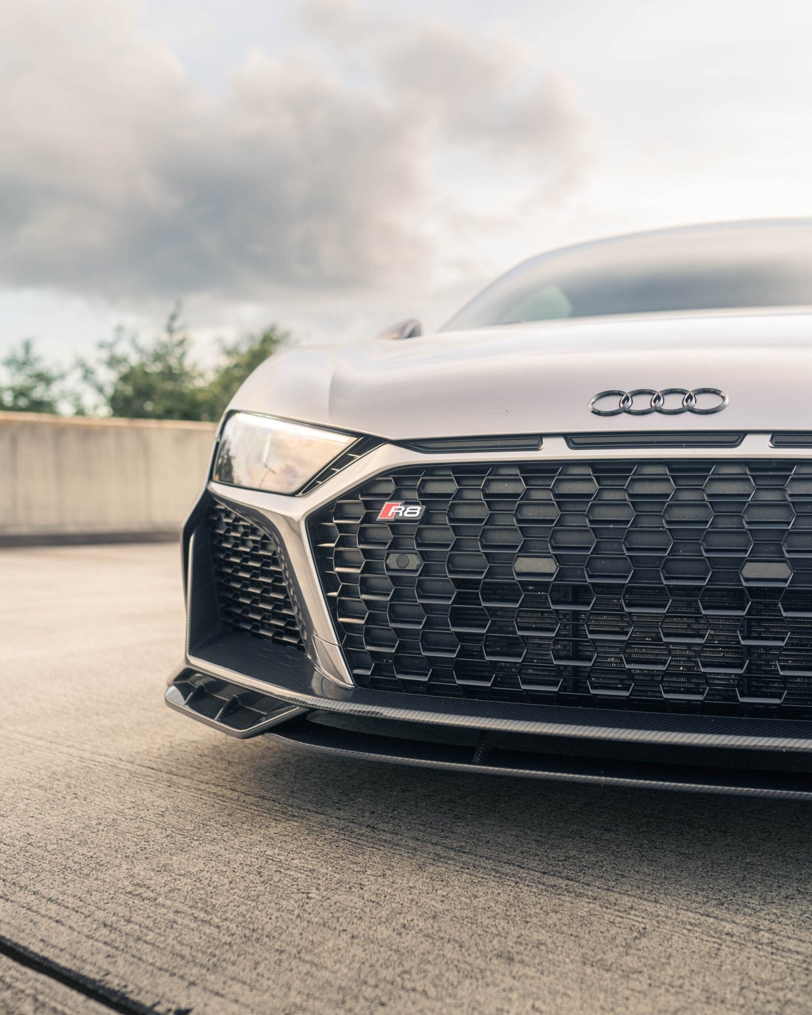 R8 Gen 2 Carbon Front Splitter – Audi R8 FL 2019+ Carbon Fiber Lip Upgrade