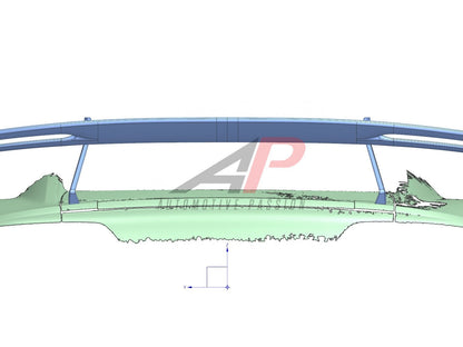 R8 GEN 2 CARBON SPOILER – AUDI R8 GEN 2 DRY CABON FIBER SPOILER/WING AP DESIGN 2016+