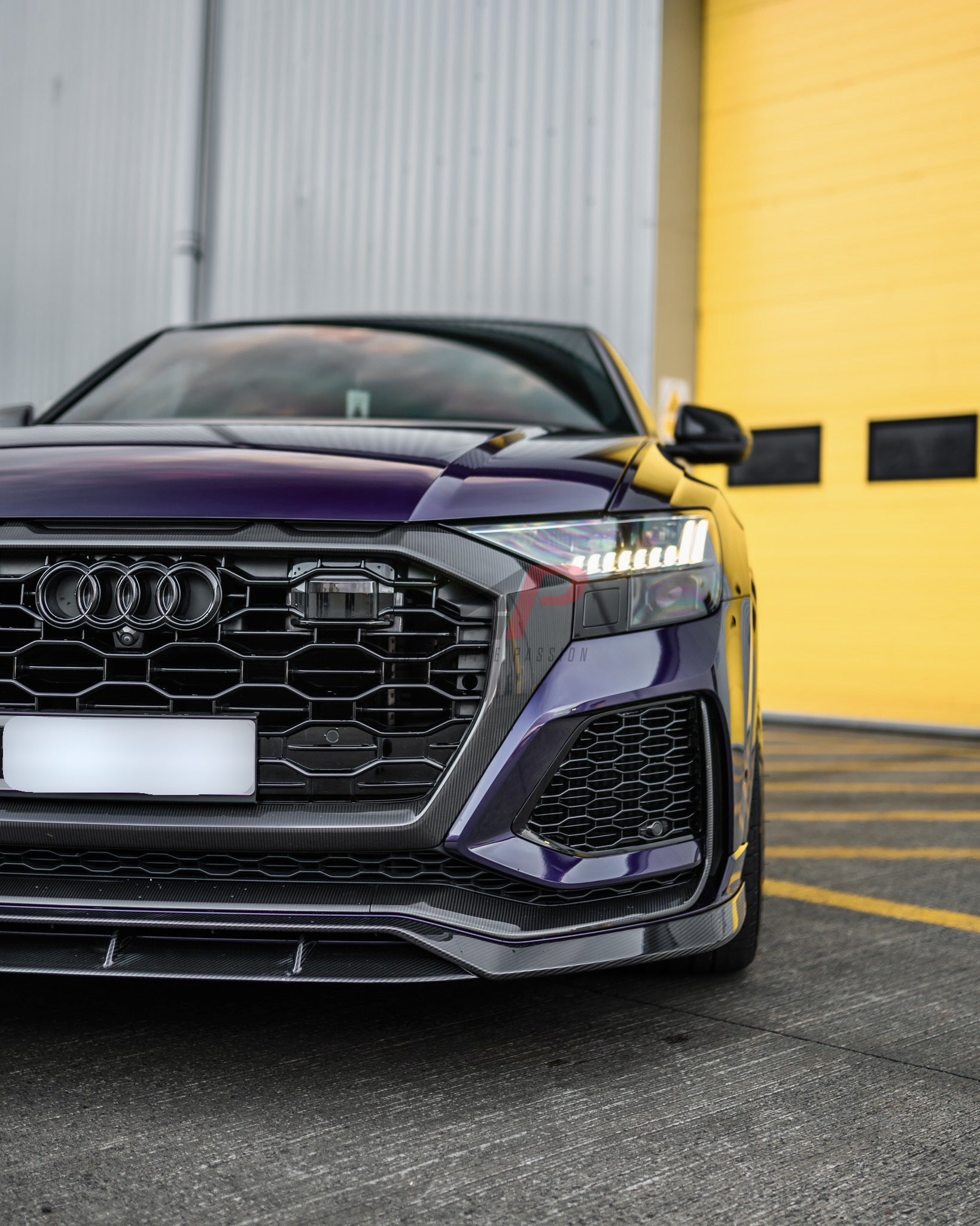 RSQ8 Carbon Front Splitter – Audi RSQ8 Dry Carbon Fiber Front Lip Upgrade