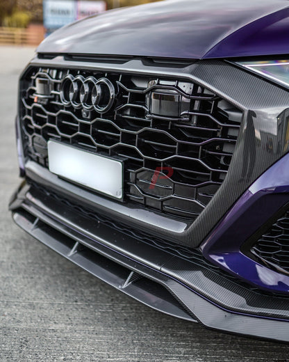 RSQ8 Carbon Front Splitter – Audi RSQ8 Dry Carbon Fiber Front Lip Upgrade