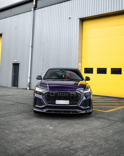 RSQ8 Carbon Front Splitter – Audi RSQ8 Dry Carbon Fiber Front Lip Upgrade