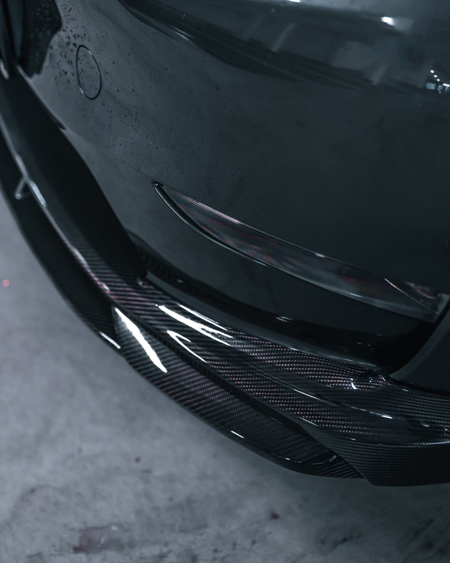 Tesla Model Y Carbon Fibre Front Splitter