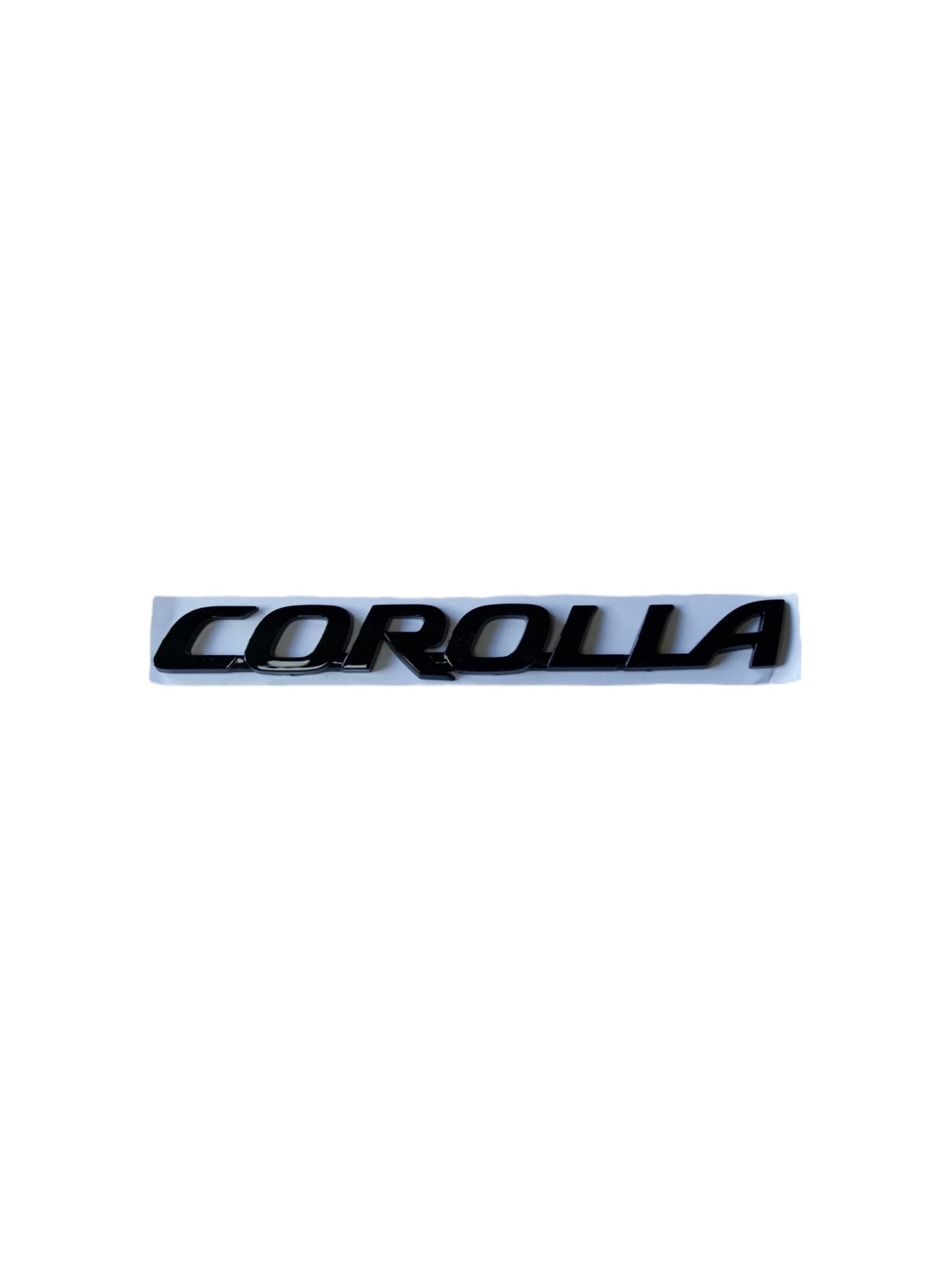 TOYOTA COROLLA GR REAR BADGE SET GLOSS BLACK