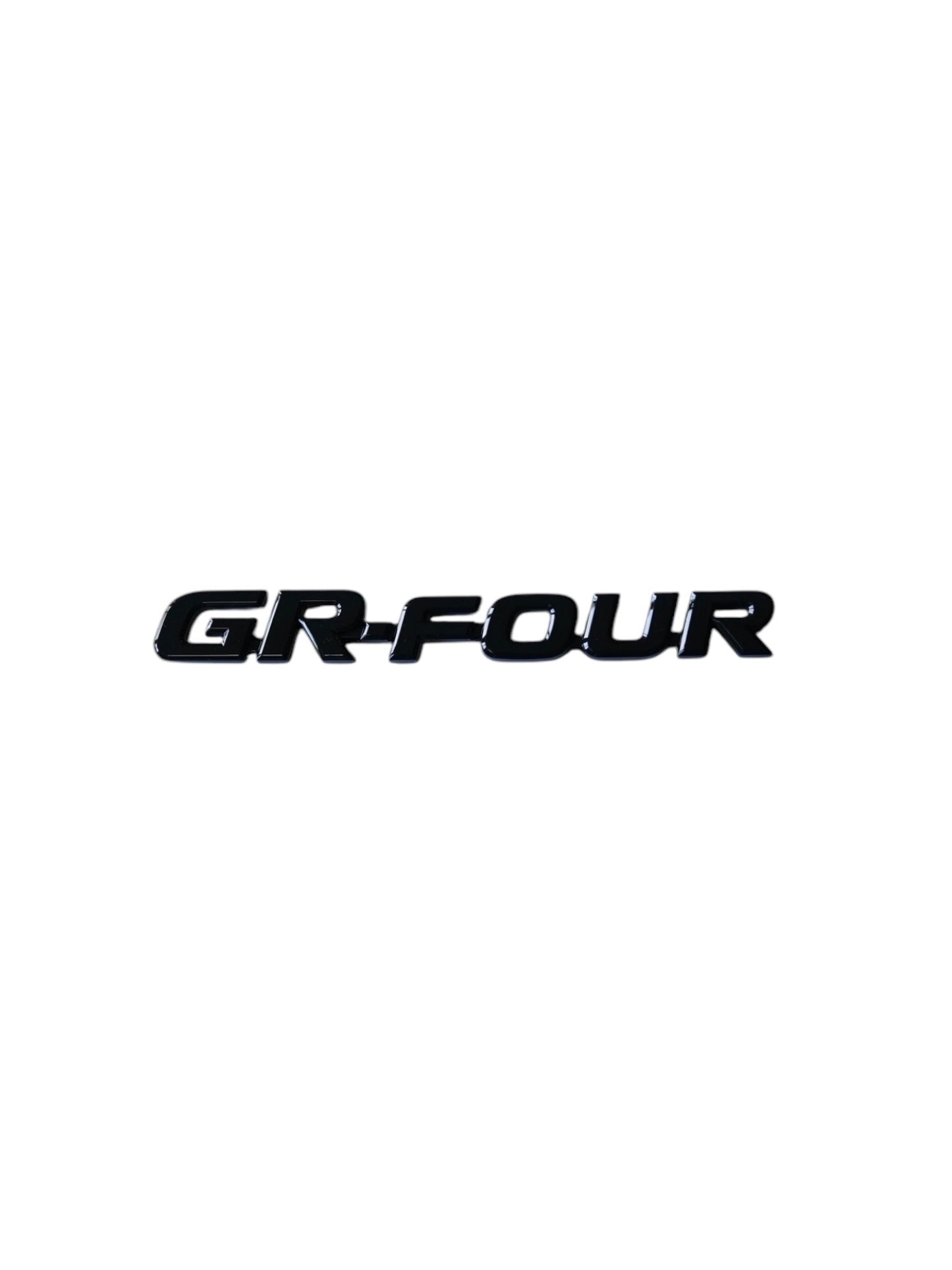 TOYOTA COROLLA GR REAR BADGE SET GLOSS BLACK