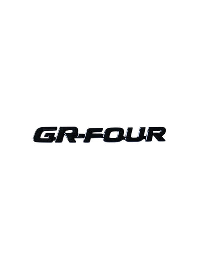 TOYOTA COROLLA GR REAR BADGE SET GLOSS BLACK
