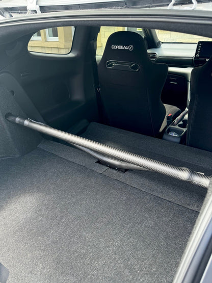 Toyota Yaris GR Carbon Rear Strut Brace & Seat Delete